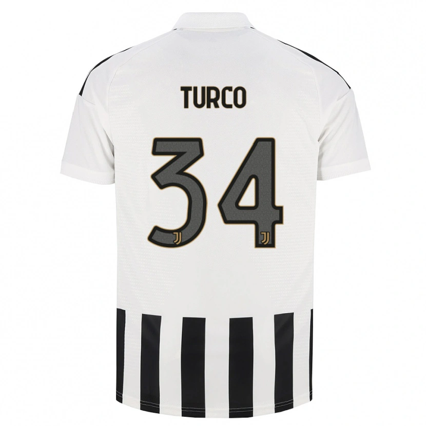 Danxen Criança Camisola Stefano Turco #34 Preto Branco Marrom Principal 2026/27 Camisa