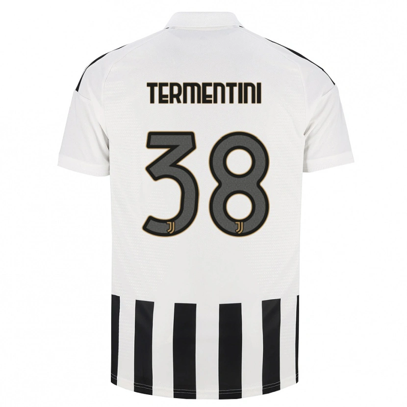 Danxen Criança Camisola Giorgia Termentini #38 Preto Branco Marrom Principal 2026/27 Camisa