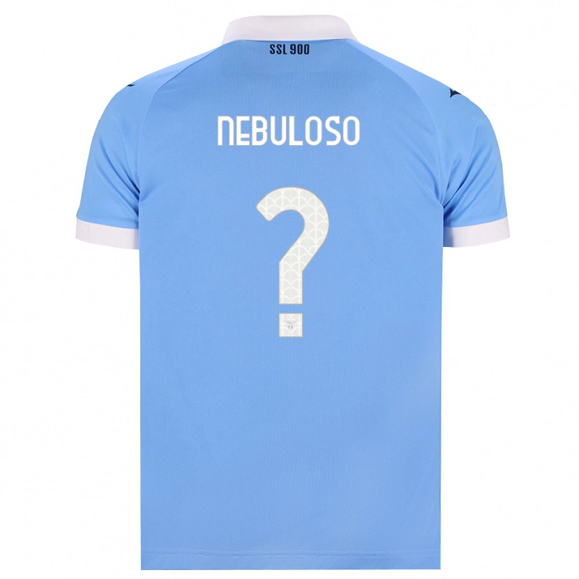 Danxen Criança Camisola Giulio Nebuloso #0 Azul Celeste Preto Branco Principal 2026/27 Camisa