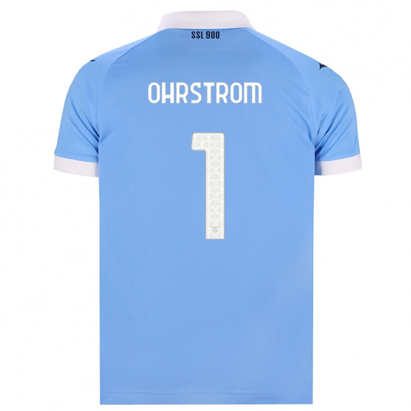 Danxen Criança Camisola Stephanie Ohrstrom #1 Azul Celeste Preto Branco Principal 2026/27 Camisa