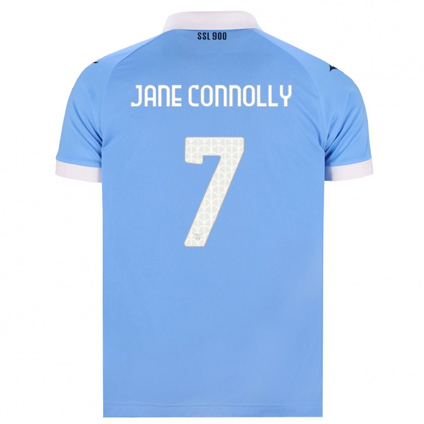 Danxen Criança Camisola Megan Jane Connolly #7 Azul Celeste Preto Branco Principal 2026/27 Camisa