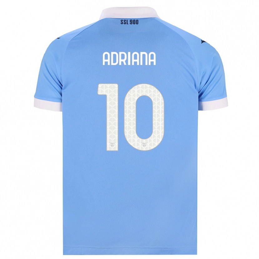 Danxen Criança Camisola Adriana Martín Santamaría #10 Azul Celeste Preto Branco Principal 2026/27 Camisa