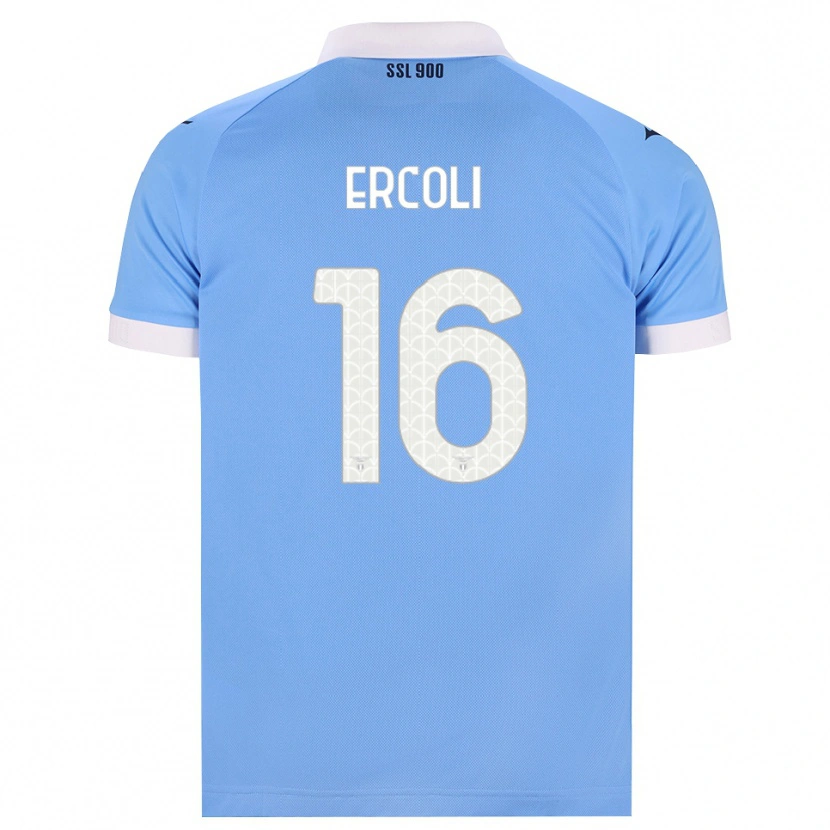 Danxen Criança Camisola Michele Ercoli #16 Azul Celeste Preto Branco Principal 2026/27 Camisa