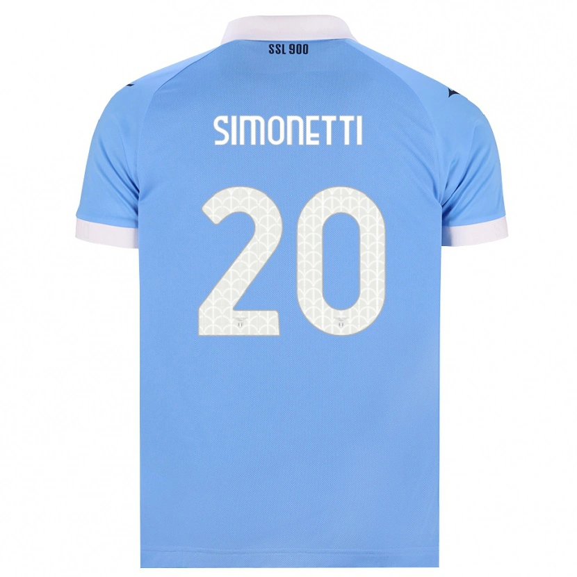 Danxen Criança Camisola Flaminia Simonetti #20 Azul Celeste Preto Branco Principal 2026/27 Camisa