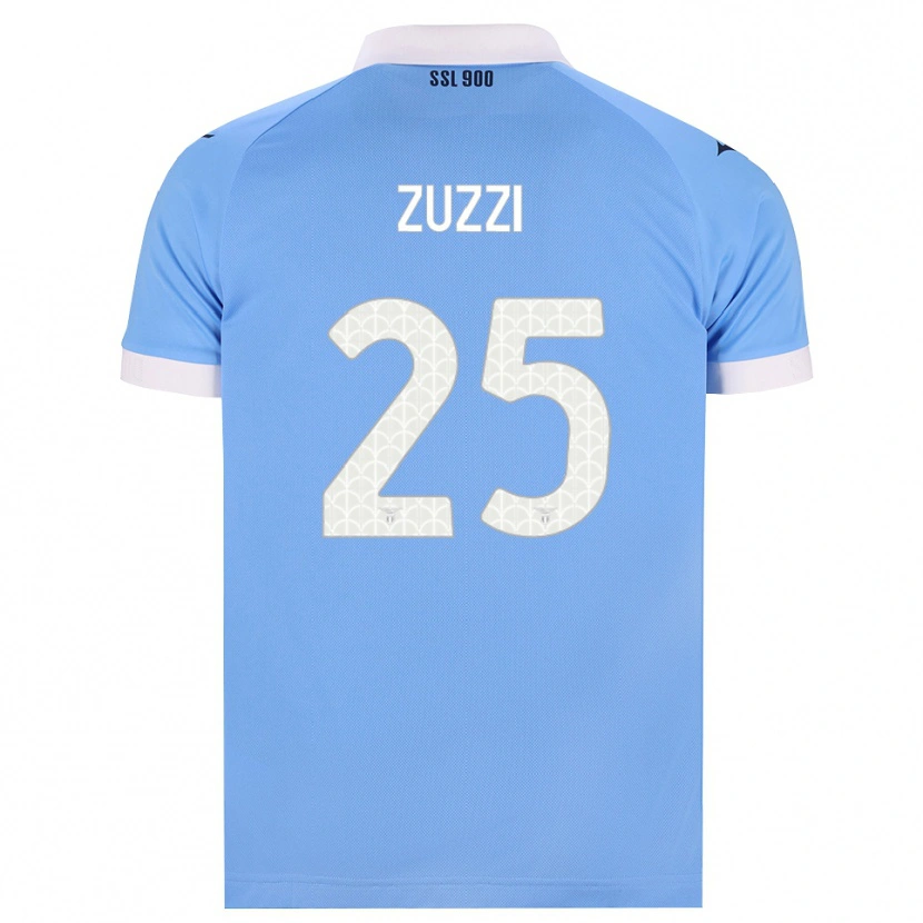 Danxen Criança Camisola Giorgia Zuzzi #25 Azul Celeste Preto Branco Principal 2026/27 Camisa