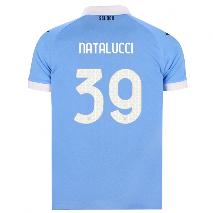 Danxen Criança Camisola Serena Natalucci #39 Azul Celeste Preto Branco Principal 2026/27 Camisa