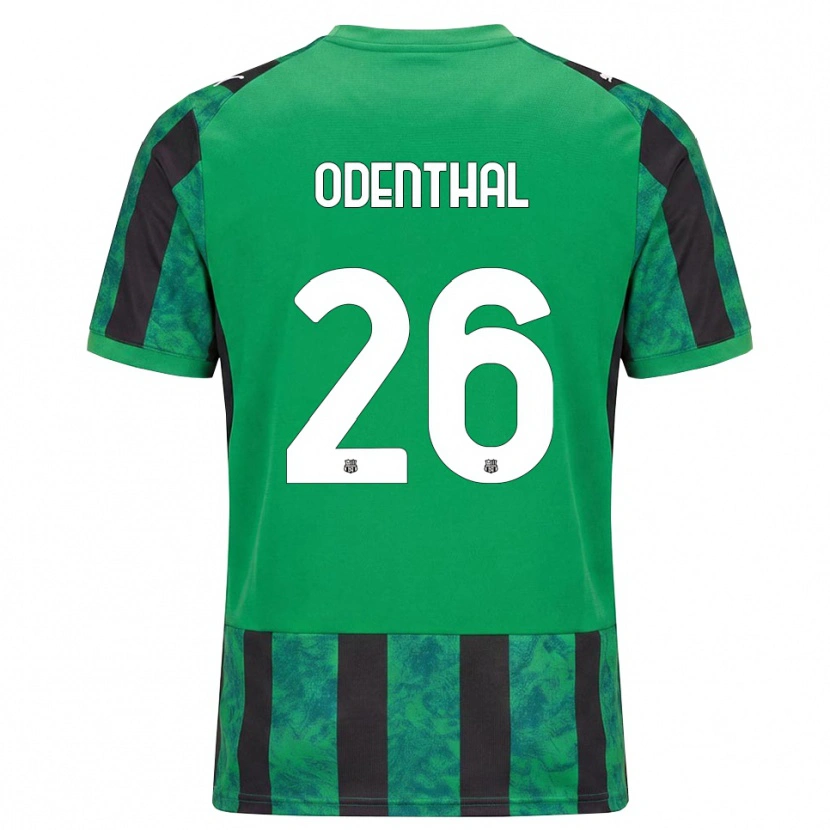 Danxen Criança Camisola Cas Odenthal #26 Verde Preto Branco Principal 2026/27 Camisa