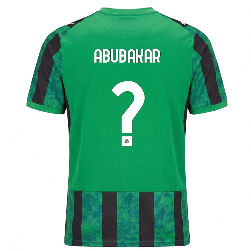 Danxen Criança Camisola Salim Abubakar #0 Verde Preto Branco Principal 2026/27 Camisa