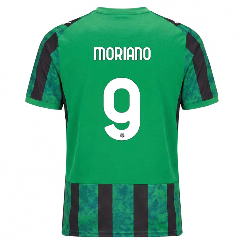 Danxen Criança Camisola Andrea Moriano #9 Verde Preto Branco Principal 2026/27 Camisa