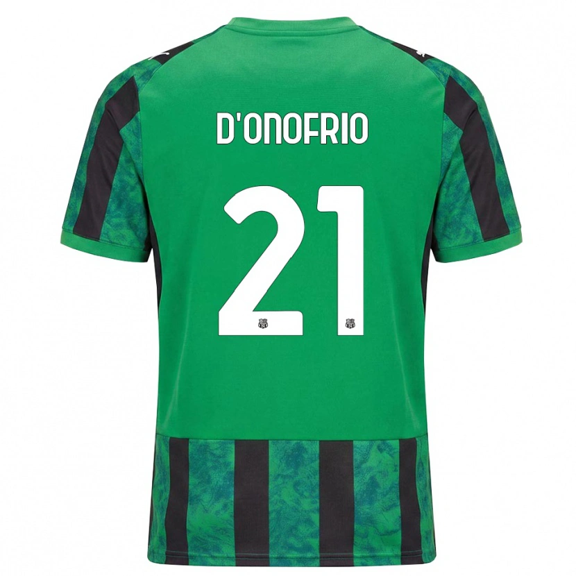 Danxen Criança Camisola Karol D'onofrio #21 Verde Preto Branco Principal 2026/27 Camisa