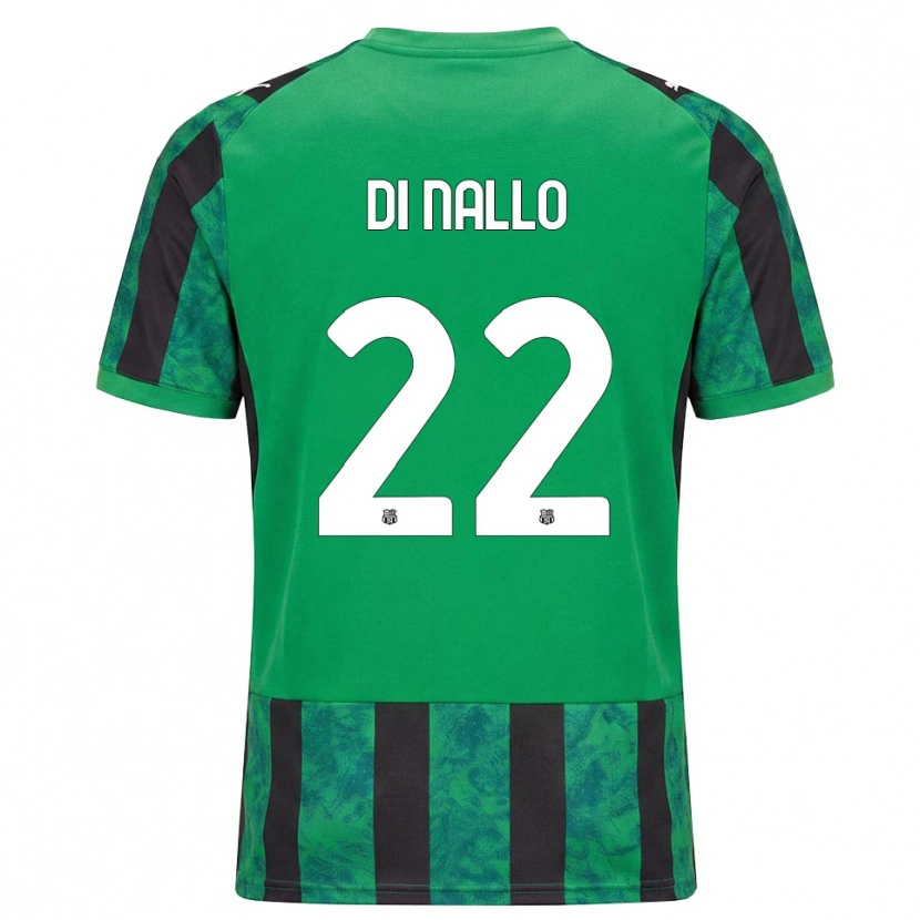 Danxen Criança Camisola Erica Di Nallo #22 Verde Preto Branco Principal 2026/27 Camisa