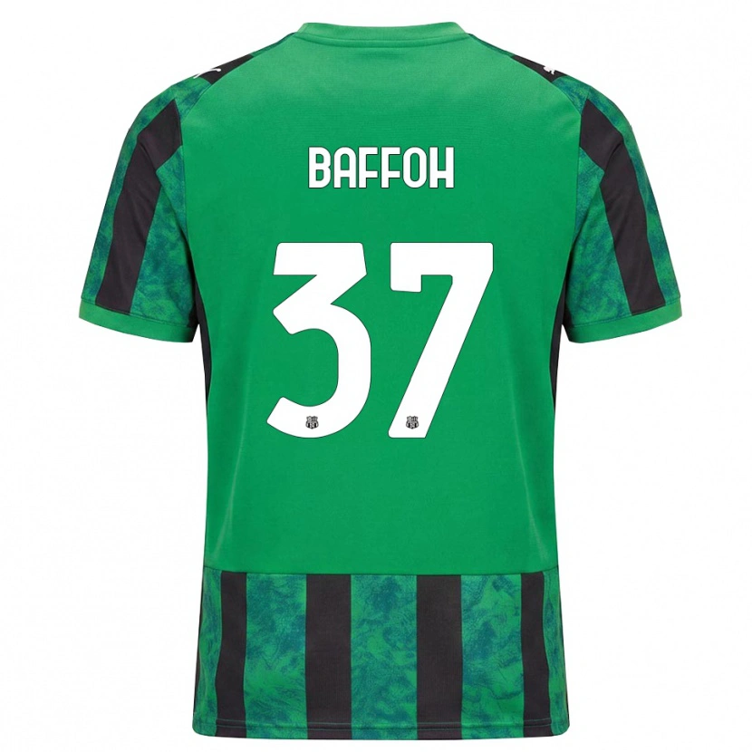 Danxen Criança Camisola Jeffrey Baffoh #37 Verde Preto Branco Principal 2026/27 Camisa
