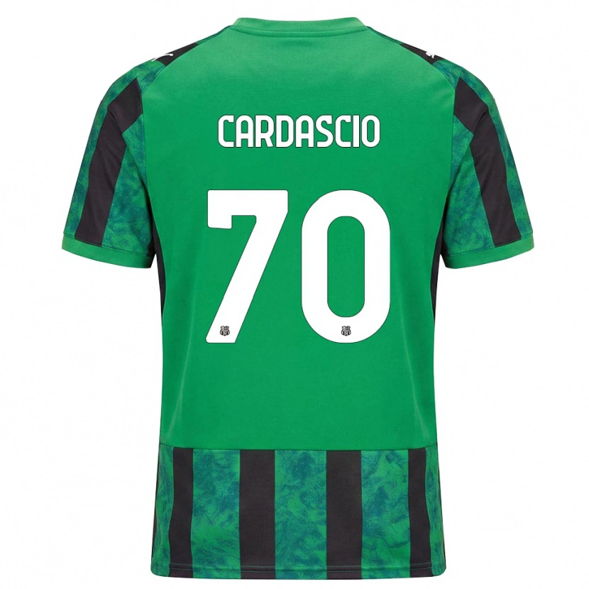 Danxen Criança Camisola Alessandro Cardascio #70 Verde Preto Branco Principal 2026/27 Camisa