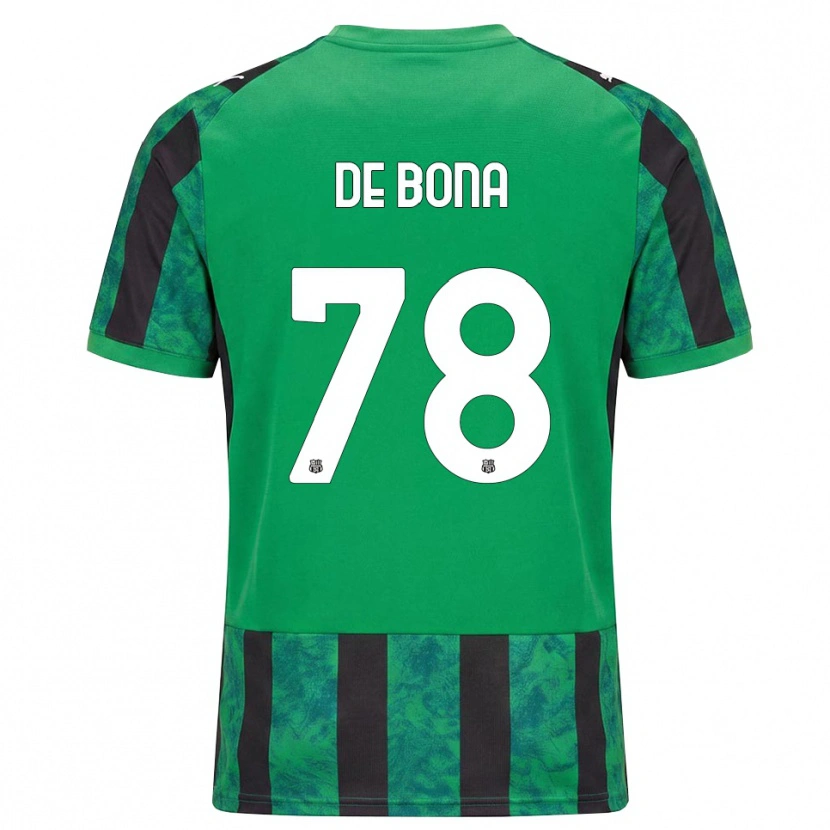 Danxen Criança Camisola Francesca De Bona #78 Verde Preto Branco Principal 2026/27 Camisa