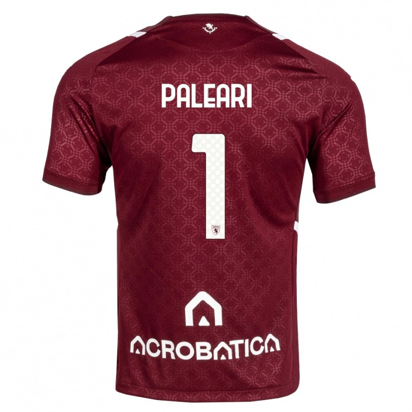 Danxen Criança Camisola Alberto Paleari #1 Bordô Branco Principal 2026/27 Camisa