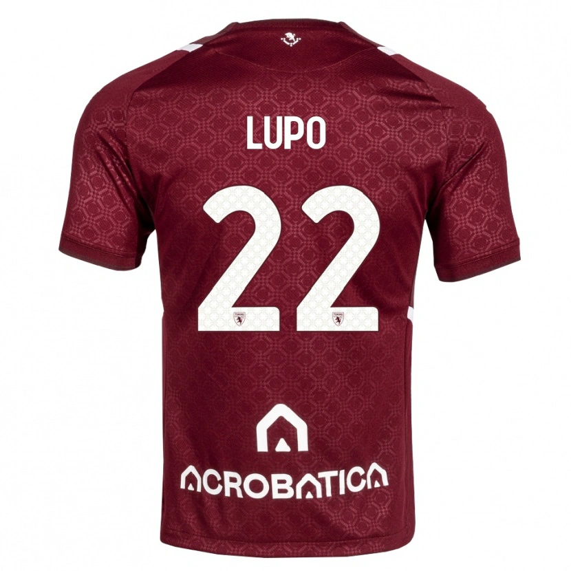 Danxen Criança Camisola Enrica Lupo #22 Bordô Branco Principal 2026/27 Camisa