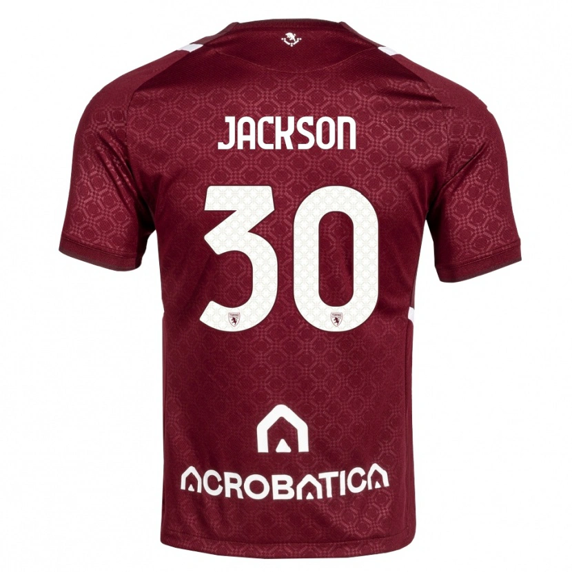 Danxen Criança Camisola Michael Jackson #30 Bordô Branco Principal 2026/27 Camisa