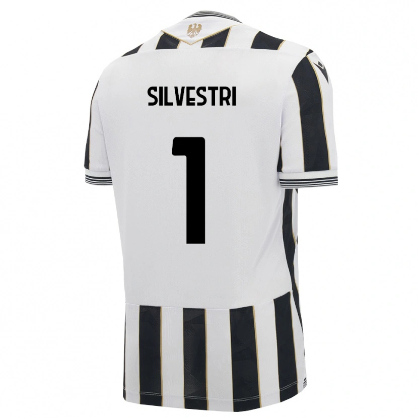 Danxen Criança Camisola Marco Silvestri #1 Preto Branco Rosa Principal 2026/27 Camisa