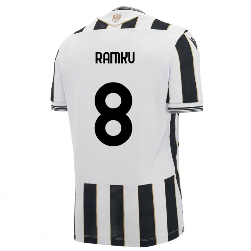 Danxen Criança Camisola Alex Ramku #8 Preto Branco Rosa Principal 2026/27 Camisa