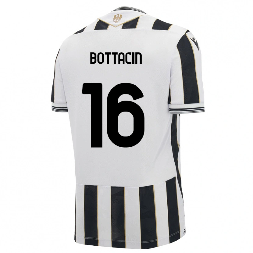 Danxen Criança Camisola Enrico Bottacin #16 Preto Branco Rosa Principal 2026/27 Camisa