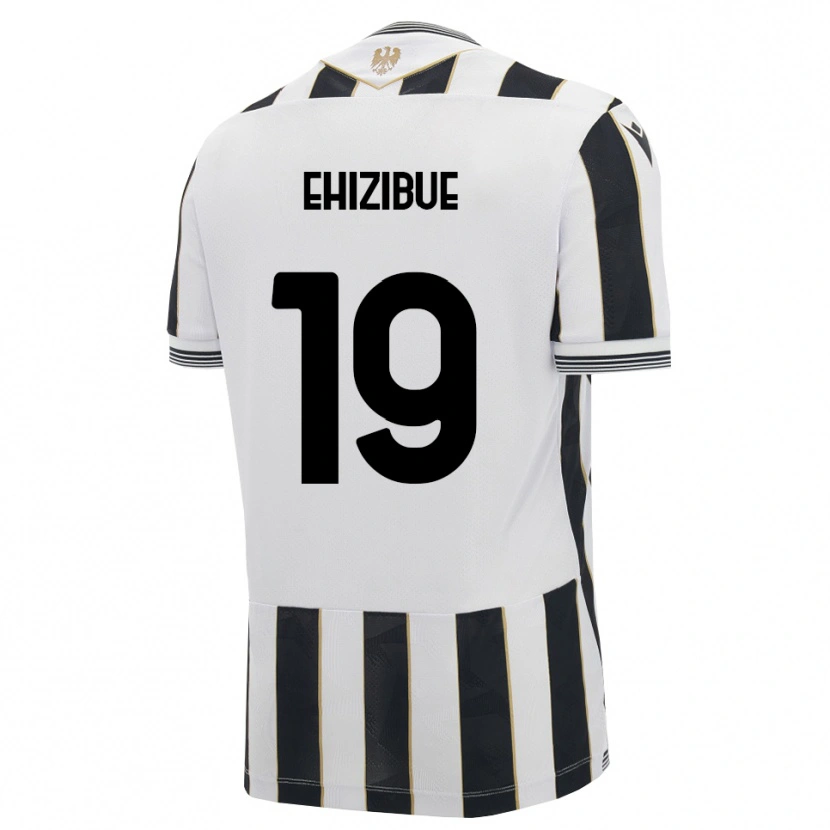 Danxen Criança Camisola Kingsley Ehizibue #19 Preto Branco Rosa Principal 2026/27 Camisa