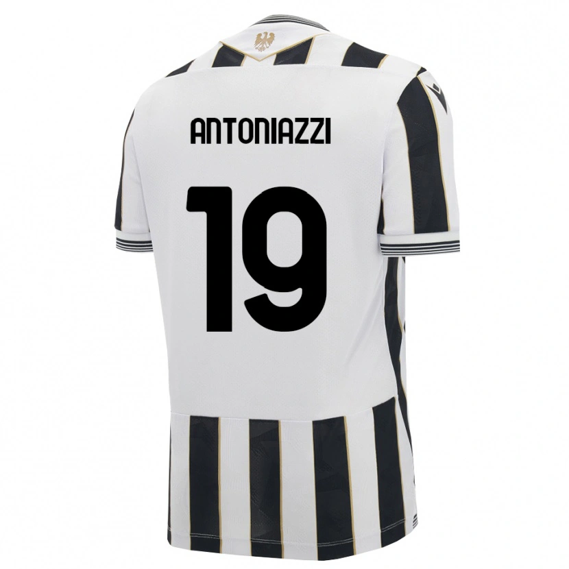Danxen Criança Camisola Samuele Antoniazzi #19 Preto Branco Rosa Principal 2026/27 Camisa