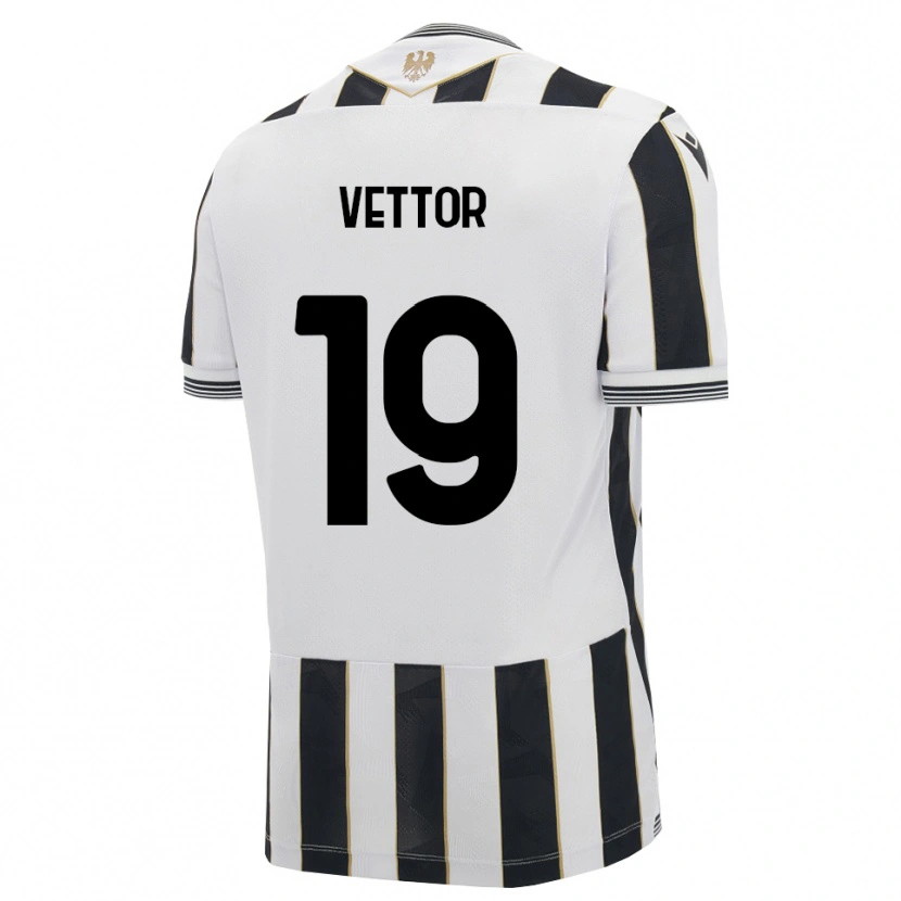 Danxen Criança Camisola Marco Vettor #19 Preto Branco Rosa Principal 2026/27 Camisa