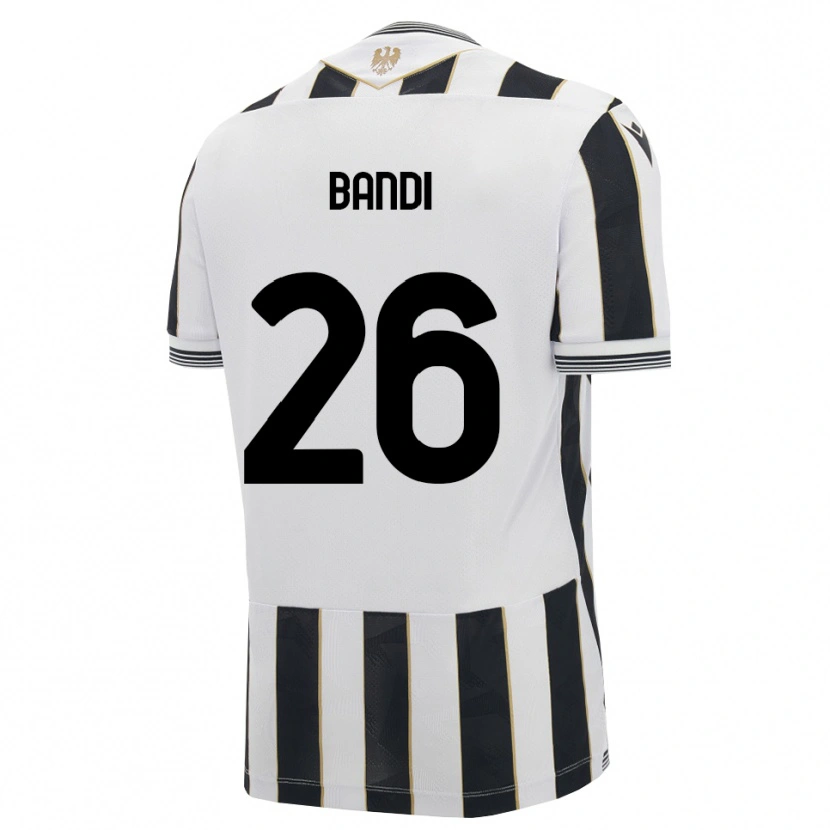 Danxen Criança Camisola Gabriel Bandi #26 Preto Branco Rosa Principal 2026/27 Camisa