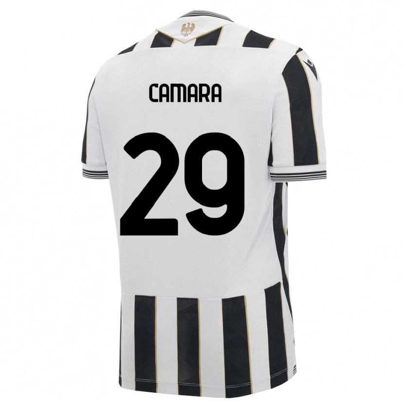 Danxen Criança Camisola Abdoulaye Camara #29 Preto Branco Rosa Principal 2026/27 Camisa