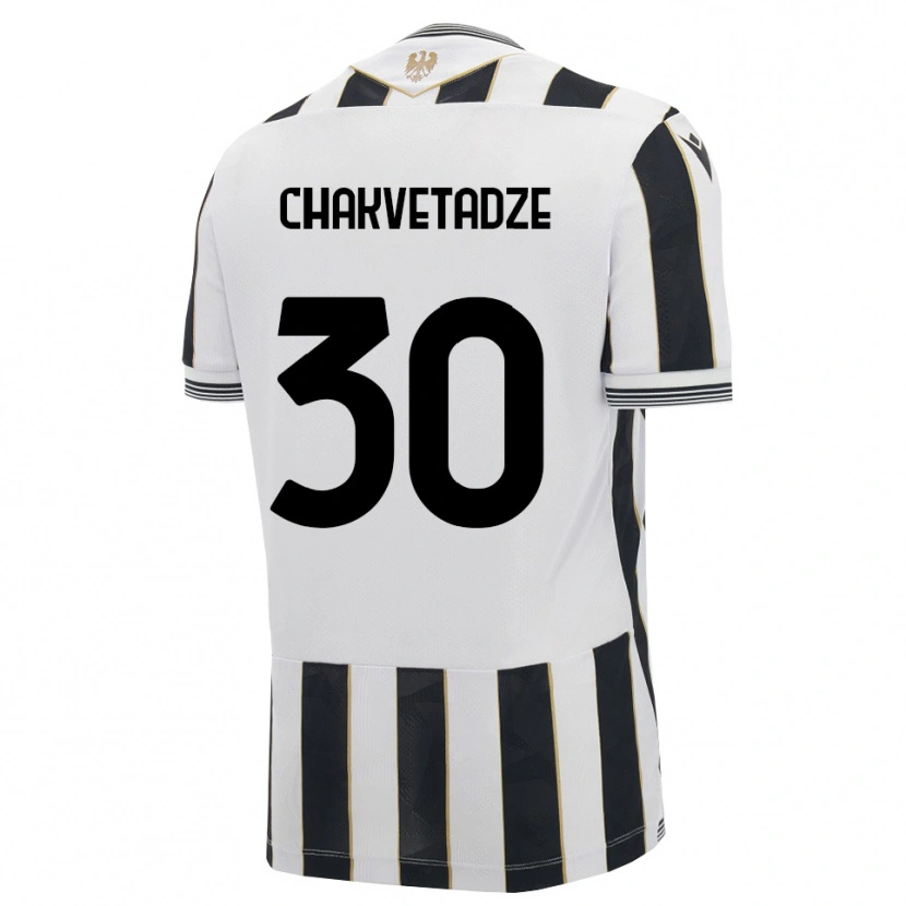Danxen Criança Camisola Giorgi Chakvetadze #30 Preto Branco Rosa Principal 2026/27 Camisa