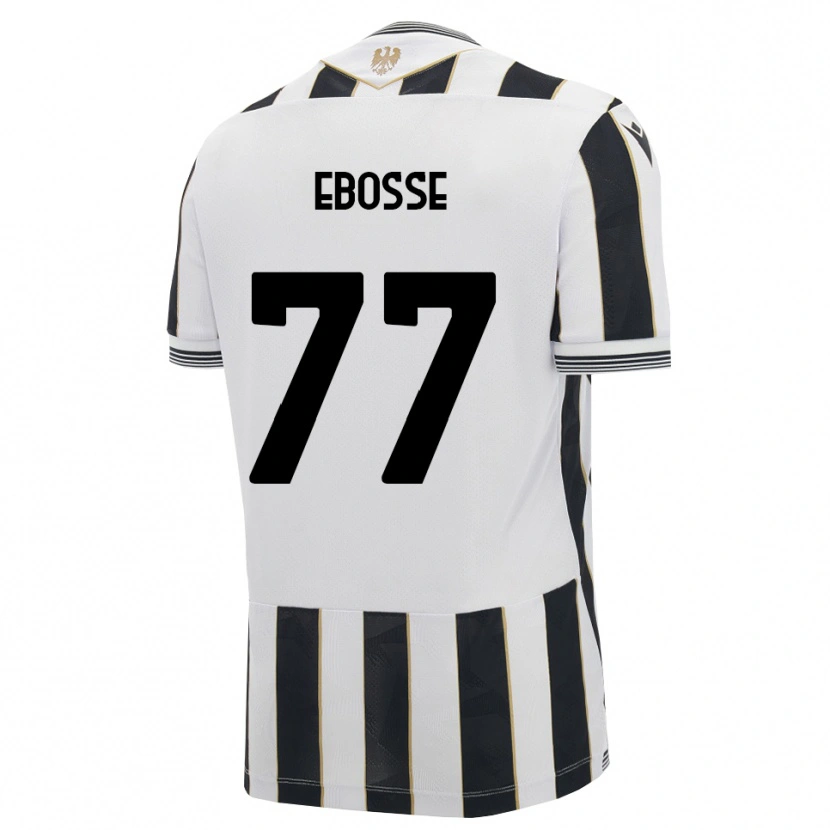 Danxen Criança Camisola Enzo Ebosse #77 Preto Branco Rosa Principal 2026/27 Camisa