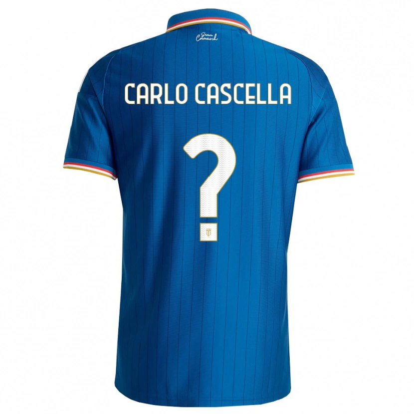 Danxen Criança Camisola William Carlo Cascella #0 Azul Branco Vermelho Principal 2026/27 Camisa