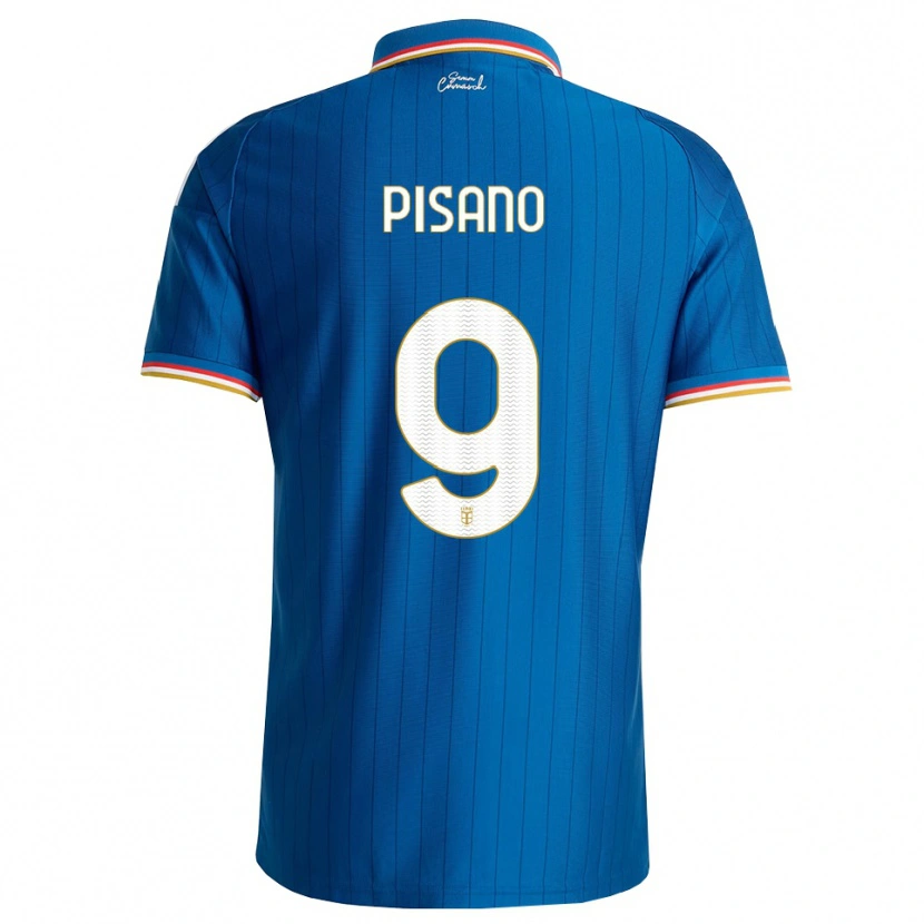 Danxen Criança Camisola Manuel Pisano #9 Azul Branco Vermelho Principal 2026/27 Camisa