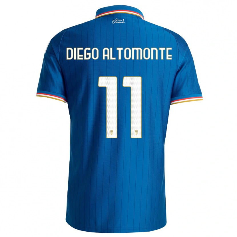 Danxen Criança Camisola Thomas Diego Altomonte #11 Azul Branco Vermelho Principal 2026/27 Camisa