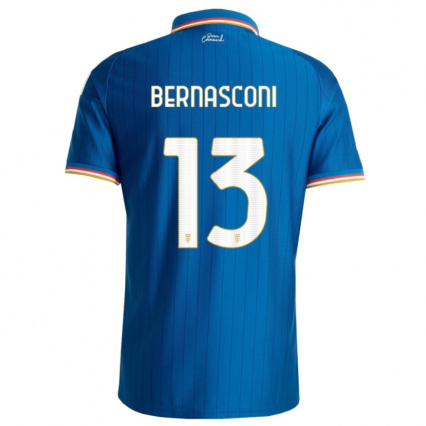 Danxen Criança Camisola Enea Bernasconi #13 Azul Branco Vermelho Principal 2026/27 Camisa