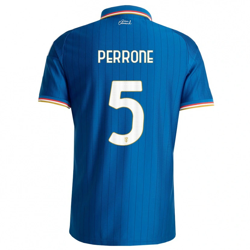 Danxen Criança Camisola Máximo Perrone #5 Azul Branco Vermelho Principal 2026/27 Camisa