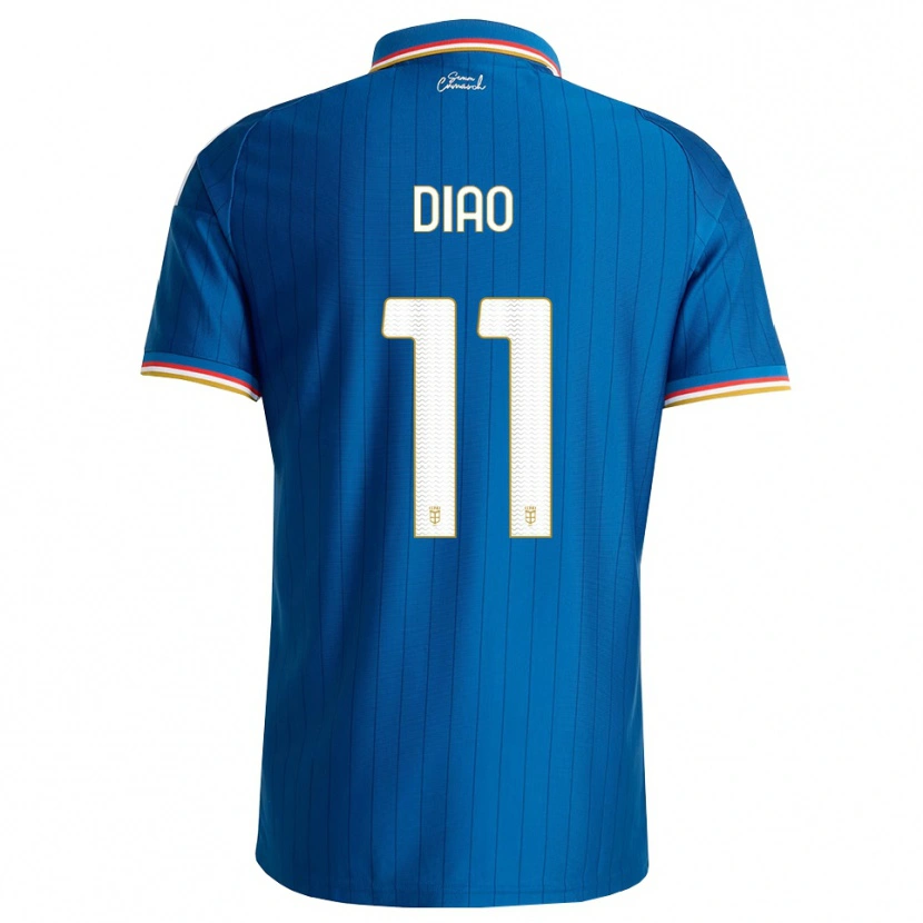 Danxen Criança Camisola Assane Diao #11 Azul Branco Vermelho Principal 2026/27 Camisa