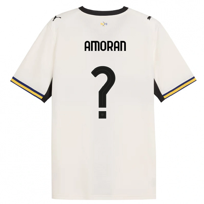 Danxen Criança Camisola Peter Amoran #0 Off-White Preto Amarelo Principal 2026/27 Camisa