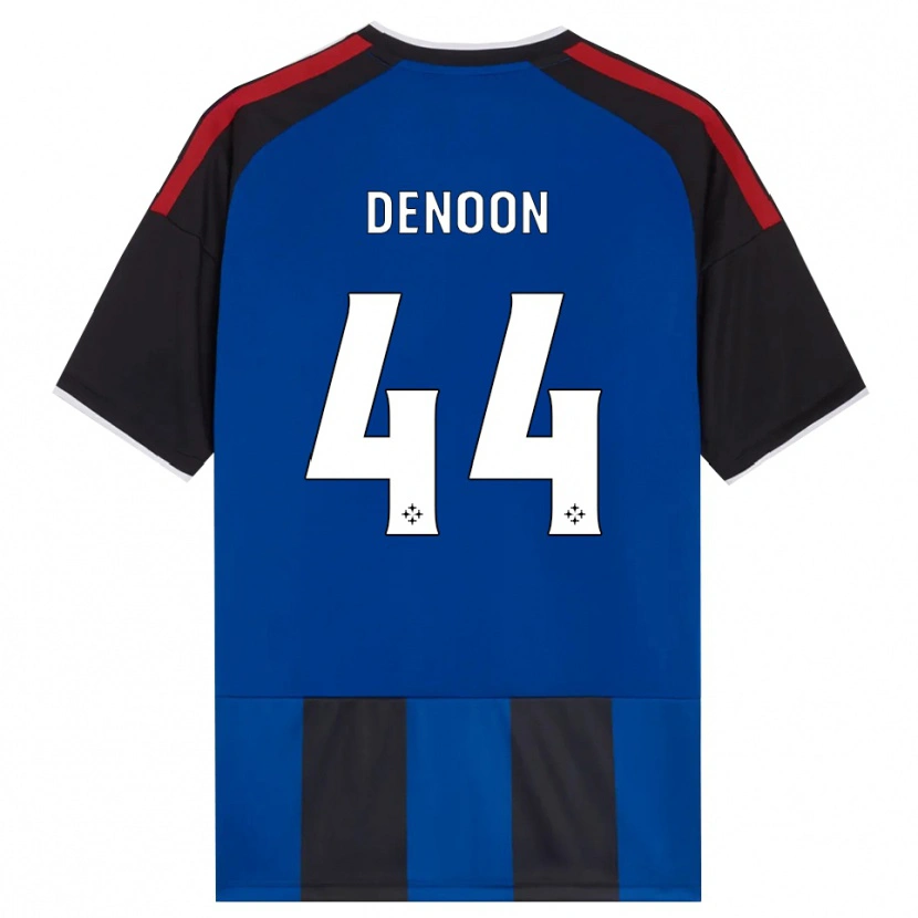 Danxen Criança Camisola Daniel Denoon #44 Azul Preto Branco Vermelho Principal 2026/27 Camisa