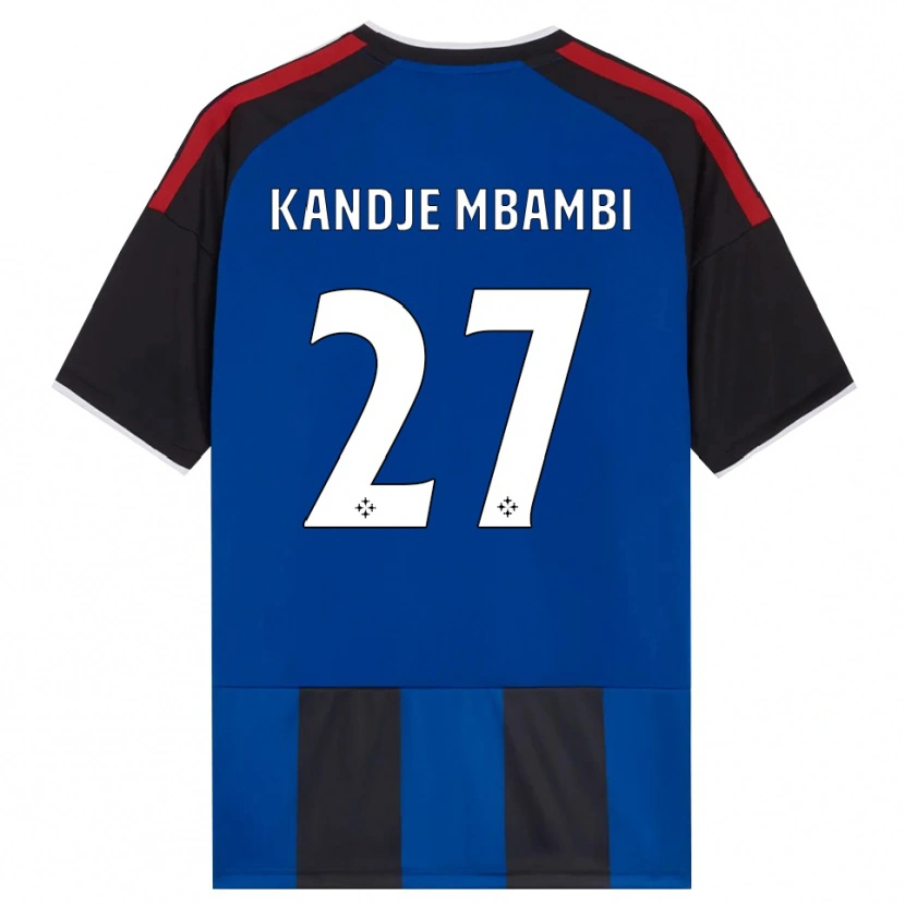 Danxen Criança Camisola Jeremy Mbambi #27 Azul Preto Branco Vermelho Principal 2026/27 Camisa