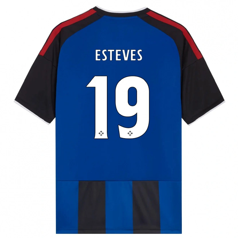 Danxen Criança Camisola Tomás Esteves #19 Azul Preto Branco Vermelho Principal 2026/27 Camisa