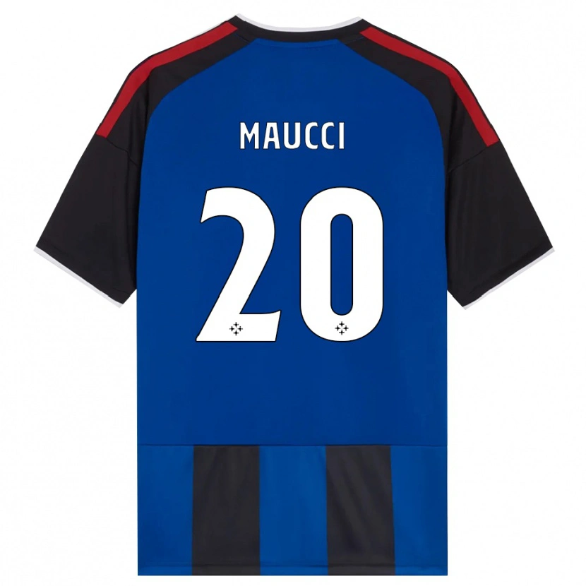 Danxen Criança Camisola Giacomo Maucci #20 Azul Preto Branco Vermelho Principal 2026/27 Camisa