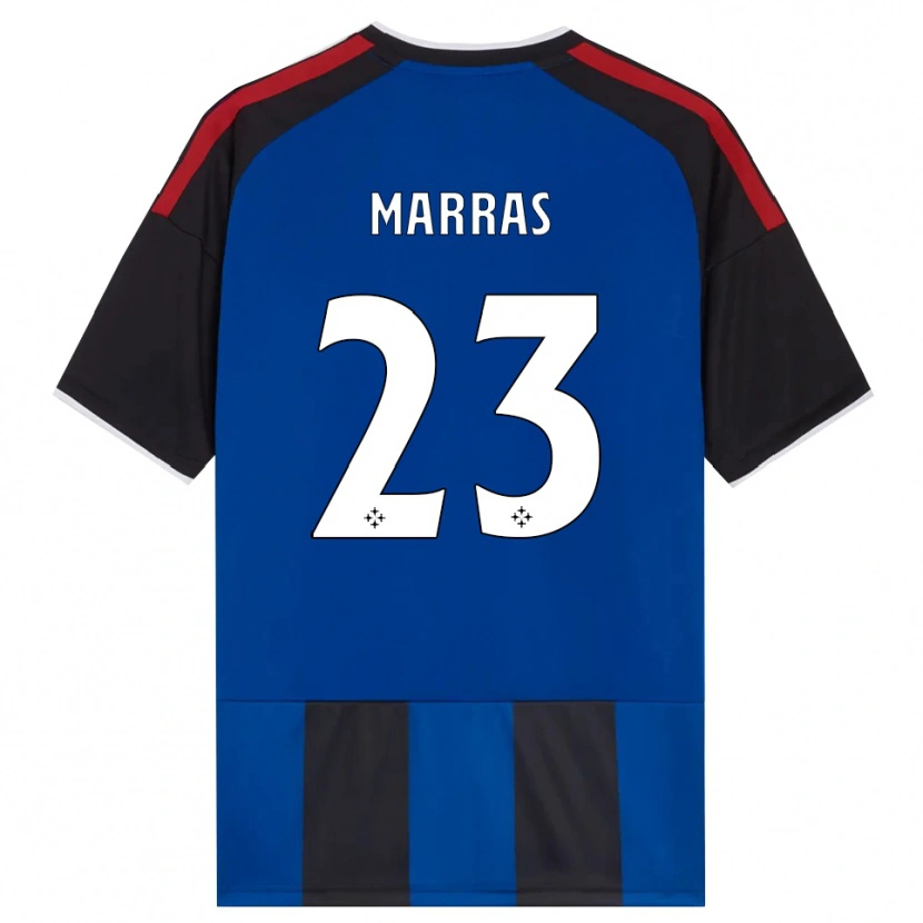 Danxen Criança Camisola Tommaso Marras #23 Azul Preto Branco Vermelho Principal 2026/27 Camisa