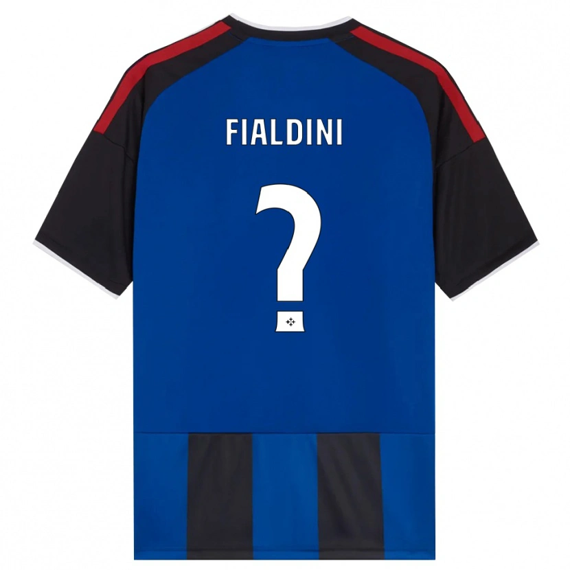 Danxen Criança Camisola Filippo Fialdini #0 Azul Preto Branco Vermelho Principal 2026/27 Camisa