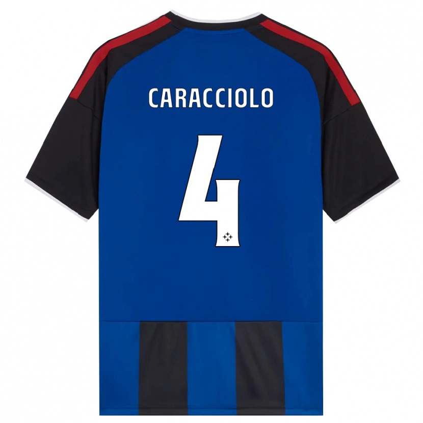 Danxen Criança Camisola Antonio Caracciolo #4 Azul Preto Branco Vermelho Principal 2026/27 Camisa