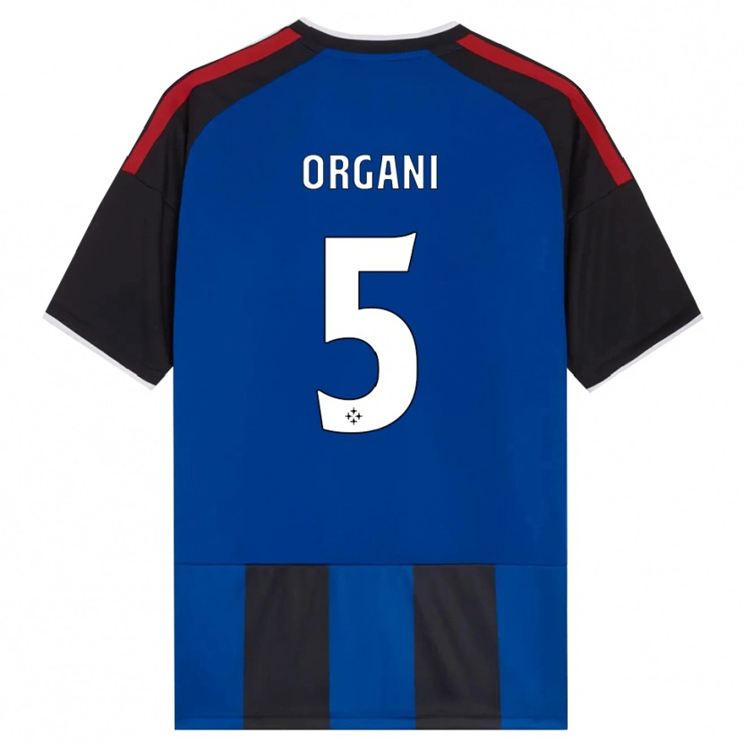 Danxen Criança Camisola Gianluca Organi #5 Azul Preto Branco Vermelho Principal 2026/27 Camisa