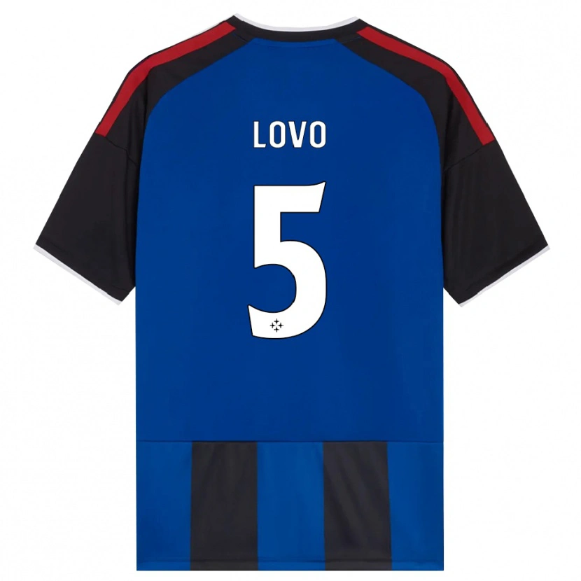 Danxen Criança Camisola Pietro Lovo #5 Azul Preto Branco Vermelho Principal 2026/27 Camisa