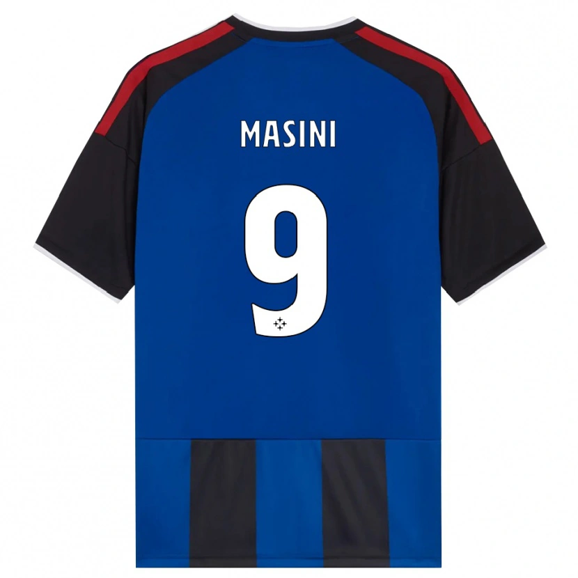 Danxen Criança Camisola Tommaso Masini #9 Azul Preto Branco Vermelho Principal 2026/27 Camisa