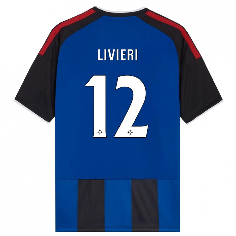 Danxen Criança Camisola Alessandro Livieri #12 Azul Preto Branco Vermelho Principal 2026/27 Camisa