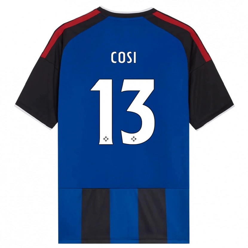 Danxen Criança Camisola Tommaso Cosi #13 Azul Preto Branco Vermelho Principal 2026/27 Camisa